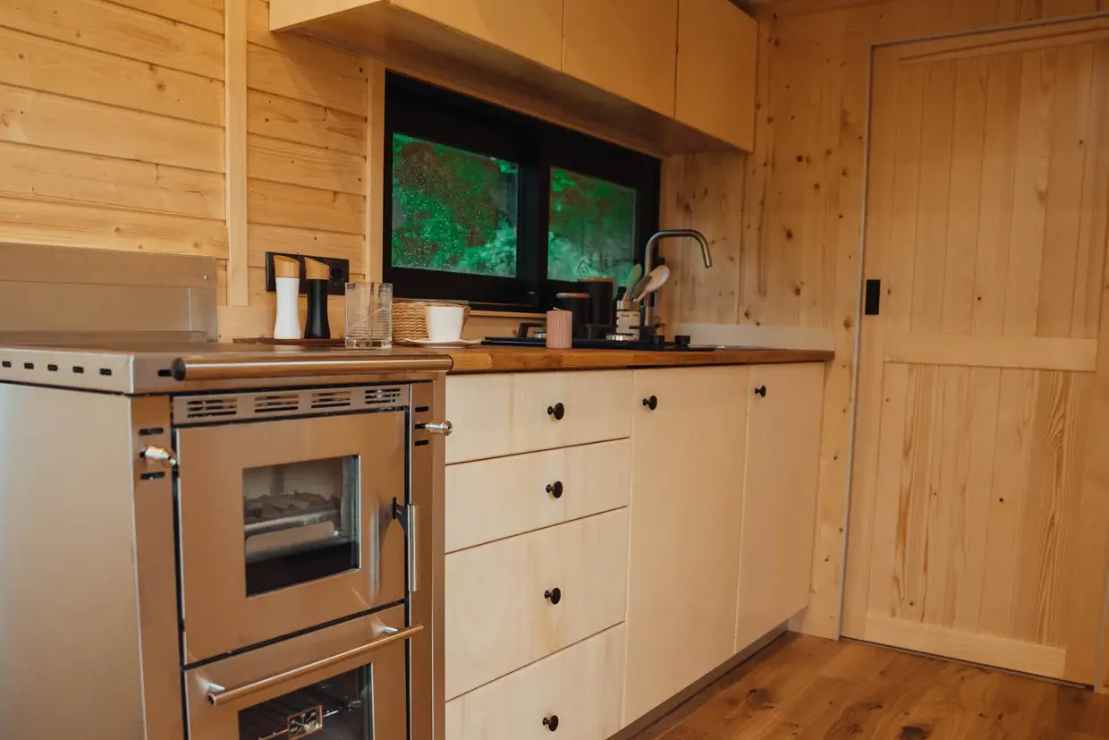 Tiny House Innenraum Detailaufnahme