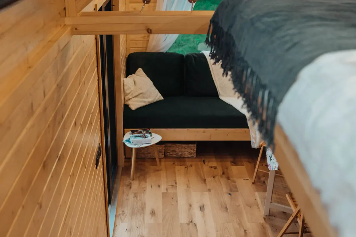 Tiny House Innen Schlafbereich